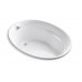 KOHLER 美國 Serif 1183T 橢圓形纖維浴缸 1525x1060x533mm 白色
