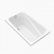 KOHLER 美國 DEEP SOAK K-1490T 嵌入式纖維浴缸連去水 1219x813x594mm 白色