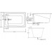 KOHLER 美國 DEEP SOAK K-1490T 嵌入式纖維浴缸連去水 1219x813x594mm 白色