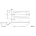KOHLER 美國 Melanie 17502T 嵌入式生鐵浴缸 1500x700x418mm 白色 KOHLER 美國 Melanie 17502T 嵌入式生鐵浴缸 1500x700x418mm 白色