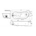 KOHLER 美國 Bain Douche K-18234T 嵌入式纖維按摩浴缸連去水 1600x750x450mm KOHLER 美國 Bain Douche K-18234T 嵌入式纖維按摩浴缸連去水 1600x750x450mm