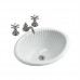KOHLER 美國 Linia K-2217-0 橢圓形檯上面盆 485x380mm 白色