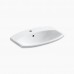 KOHLER 美國 Cimarron K-2351T-1 單孔檯面面盆 584x462mm 白色