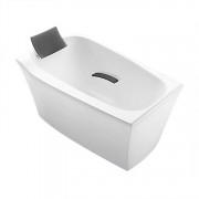 America KOHLER Comfortable 45599T-GR58 Acrylic Freestanding Bathtub with Waste 1350x800x732mm (Grey)