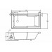 KOHLER 美國 Struktura K-75420T 嵌入式纖維浴缸連去水 1500x750x410mm 白色 KOHLER 美國 Struktura K-75420T 嵌入式纖維浴缸連去水 1500x750x410mm 白色