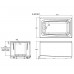 KOHLER 美國 Deep Soak K-98156T 纖維浴缸連去水 1210x750x655mm (左角位安裝)
