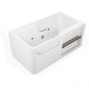 America KOHLER Aleutian K-99020T Acrylic Massage Bathtub 1500x800x650mm (Right Corner Installation)