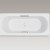 America KOHLER Volute K-99210T-GR Cast-Iron Bathtub with Grip Rail Waste 1800x800x430mm White