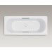 KOHLER 美國 Volute K-99210T-GR 嵌入式生鐵浴缸連扶手及去水 1800x800x430mm 白色 KOHLER 美國 Volute K-99210T-GR 嵌入式生鐵浴缸連扶手及去水 1800x800x430mm 白色