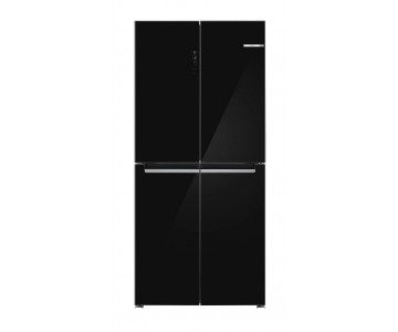 BOSCH 博世 KMC85LBEA 550公升法式纖薄十字門雪櫃 (黑鑽玻璃)