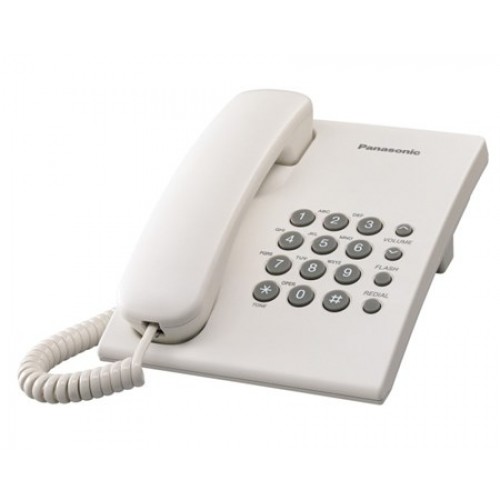 PANASONIC KX-TS500MX (W)White Corded Phone