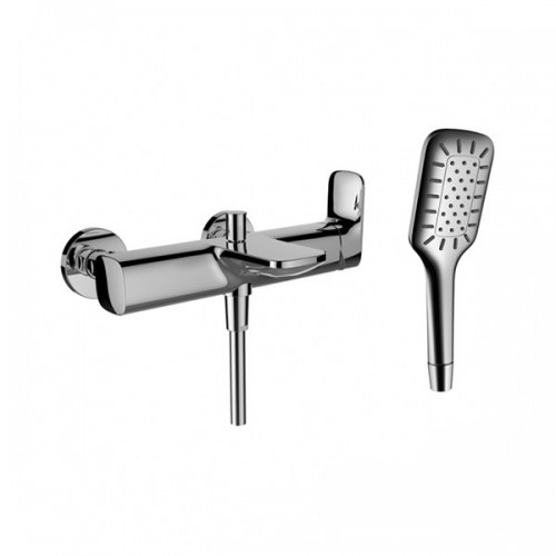 LAUFEN 瑞士 Cityplus 321757 明牆單控浴缸龍頭連MyCity 100 手提花灑及花灑喉1500mm