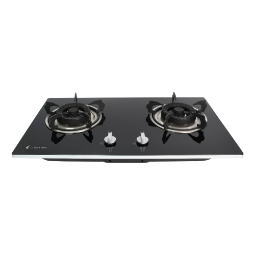 Lighting LG-T218 (Black) Built-in 2-Burner Towngas Hob BBE Exclusive 3 years warranty