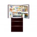 MITSUBISHI MR-WX71Y-GDB (Glass Dark Brown Color) 543L Multi-door Refrigerator