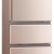 MITSUBISHI MRCX35EM PS 214L Peach Silver Color 3-door Refrigerator