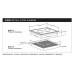 MOBIWARM MWICI04-B 71cm 2800W Built-in Double Induction Hob MOBIWARM MWICI04-B 71cm 2800W Built-in Double Induction Hob