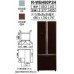 HITACHI R-WB480P2H (Glass Brown Color) 377L Multi-Door Refrigerator