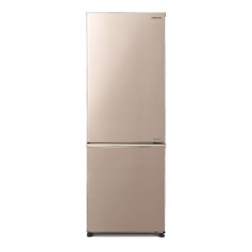 HITACHI R-B330P8HLCNXB Champagne Silver Left-hinge 257L 2-Door Bottom Freezer Refrigerator