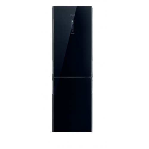 HITACHI RBX380PH9 GBK 312L 2-door Bottom-Freezer Refrigerator(Glass Black) 