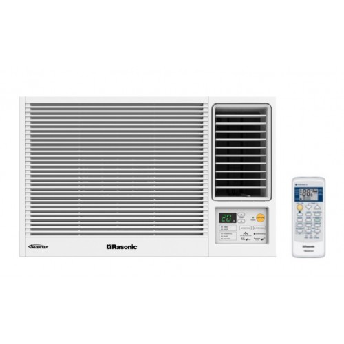RASONIC RC-HZ120A 1.5HP Inverter Ultra Window Type Heat Pump Air Conditioner(W600mm)