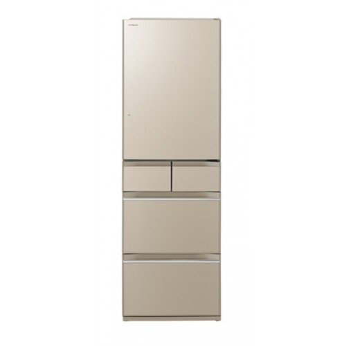 HITACHI R-HWS480KHL-XN Left-hinge 365L Multi-door Refrigerator(Crystal Champagne)