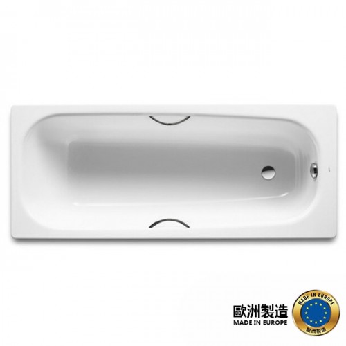Spain ROCA Continental 212933 Cast-Iron Bathtub with Grip 1500mmx700mm White Made in Europe