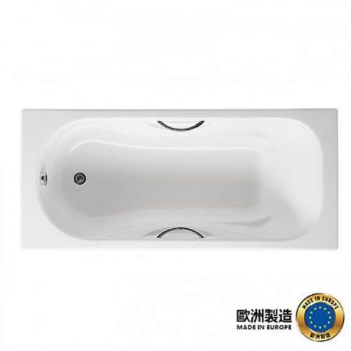 Spain ROCA Malibu 230970 Cast Iron W/Grips Bath 1700x750mm White Made in Europe