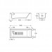 Spain ROCA Tampa 234050 Cast-Iron Bathtub With Anti-Slip 1500x700mm White Made in Europe