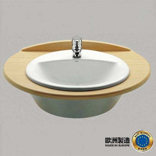 Roca 西班牙 Rodeo 327866 單孔檯面面盆 520x410mm 白色 歐洲製造 Roca 西班牙 Rodeo 327866 單孔檯面面盆 520x410mm 白色 歐洲製造