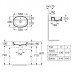 Roca RO-A3270Y0000 Countertop Basin 550 x 400 x 130mm