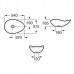 Roca RO-A327A13000 Countertop Basin 540 x 375 x 185mm
