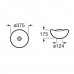 Roca RO-A327A15000 Countertop Basin 375 x 370 x 175mm