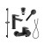 Roca RO-CALA-BLACK Shower Mixer