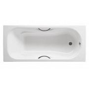 Spain ROCA Malibu 231570 Cast-Iron Bathtub With Grips 1500mmx750mmx420mm White