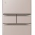 HITACHI R-G420KH-XPN (Crystal Champagne Color) 305L Multi-door Refrigerator