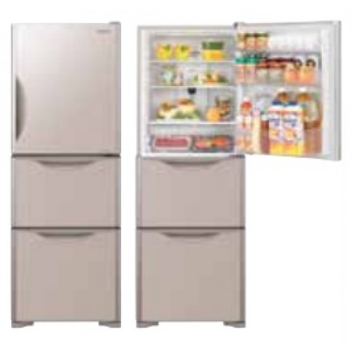 HITACHI R-SG28KPH-XN 228L 3-Door Refrigerator(Crystal Champagne)