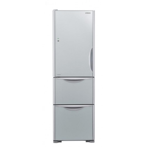 HITACHI R-SG38KPHL-GSB 329L Left Hinge 3-doors refrigerator(Glass Silver)
