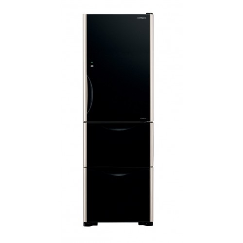HITACHI R-SG38KPH-GBK 329L 3-doors refrigerator(Glass Black)