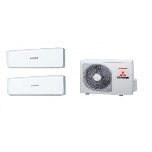 MITSUBISHI HEAVY DUTY SCM60ZSS+SRK25ZSS+SRK35ZSS 1HP+1.5HP Indoor Unit+ 2.5HP Outdoor Unit Power Multi (Multi-Split Air Conditioner)