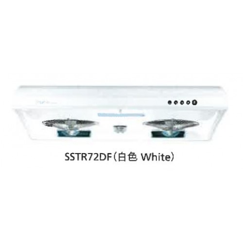 SIMPA SSTR72DFW Range Hood WHITE