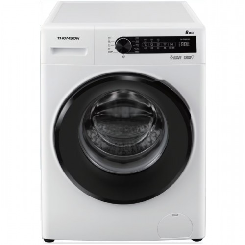 THOMSON TM-FW1280 8KG 1200RPM Front Load Washing Machine with Direct Drive Inverter Motor