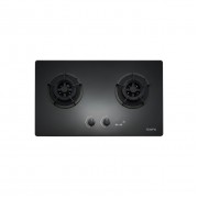 SIMPA UZB62GT 75cm Double Burner Built-in Town Gas Hob