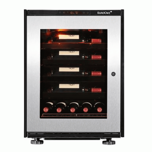 EURO CAVE V-INSP-S-4S-SG Single Temperature Zone Wine Cooler (29 Bottles) (Stainless Steel Glass Door)