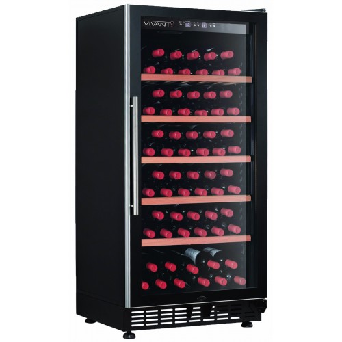 VIVANT V70MCB Single Temperature Zone Wine Cooler(70 Bottles)