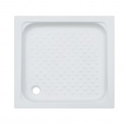Walrus 186003 Ceramics Square Shower Tray including waste (LO-KT1118) 900x900mm white