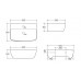 WALRUS WR-230127.1-00 Wall Hung Basin 500 x 340 x 160mm