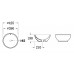 WALRUS WR-250103-00 Countertop Basin 425 x 425mm
