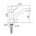 BWT WR-266AS-C-M Kitchen Faucet 500 x 125 x 130mm