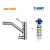 Walrus 266AS 2合1濾水廚盆龍頭 配BWT Woda-Pure S-F1 812565 超能系列檯下式濾水芯 (除雜質)