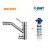 Walrus 266AS 2合1濾水廚盆龍頭 配BWT Woda-Pure S-UF 812566 超能系列檯下式濾水芯 (除細菌)